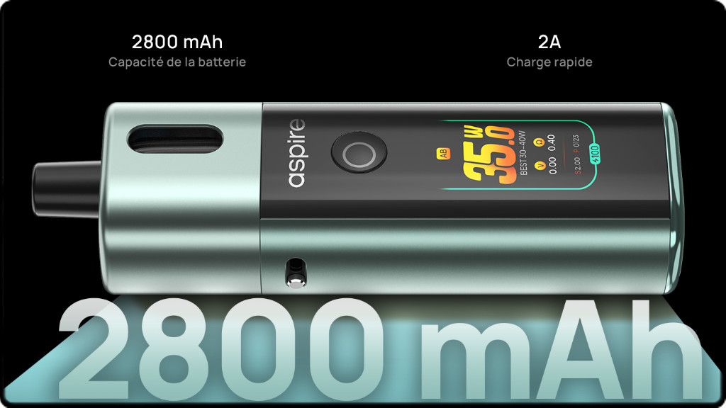 2800mAh d'autonomie